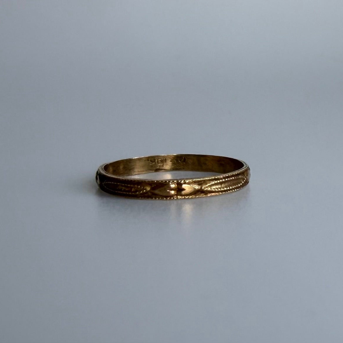 Antique 10 Karat Yellow Gold Baby Ring