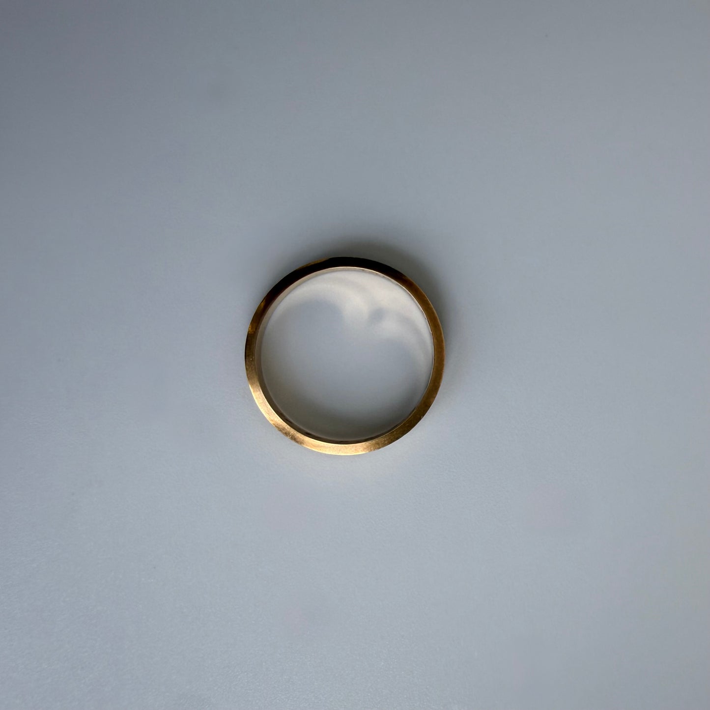 Vintage 14K Gold Wedding Band with Original 1945 Inscription