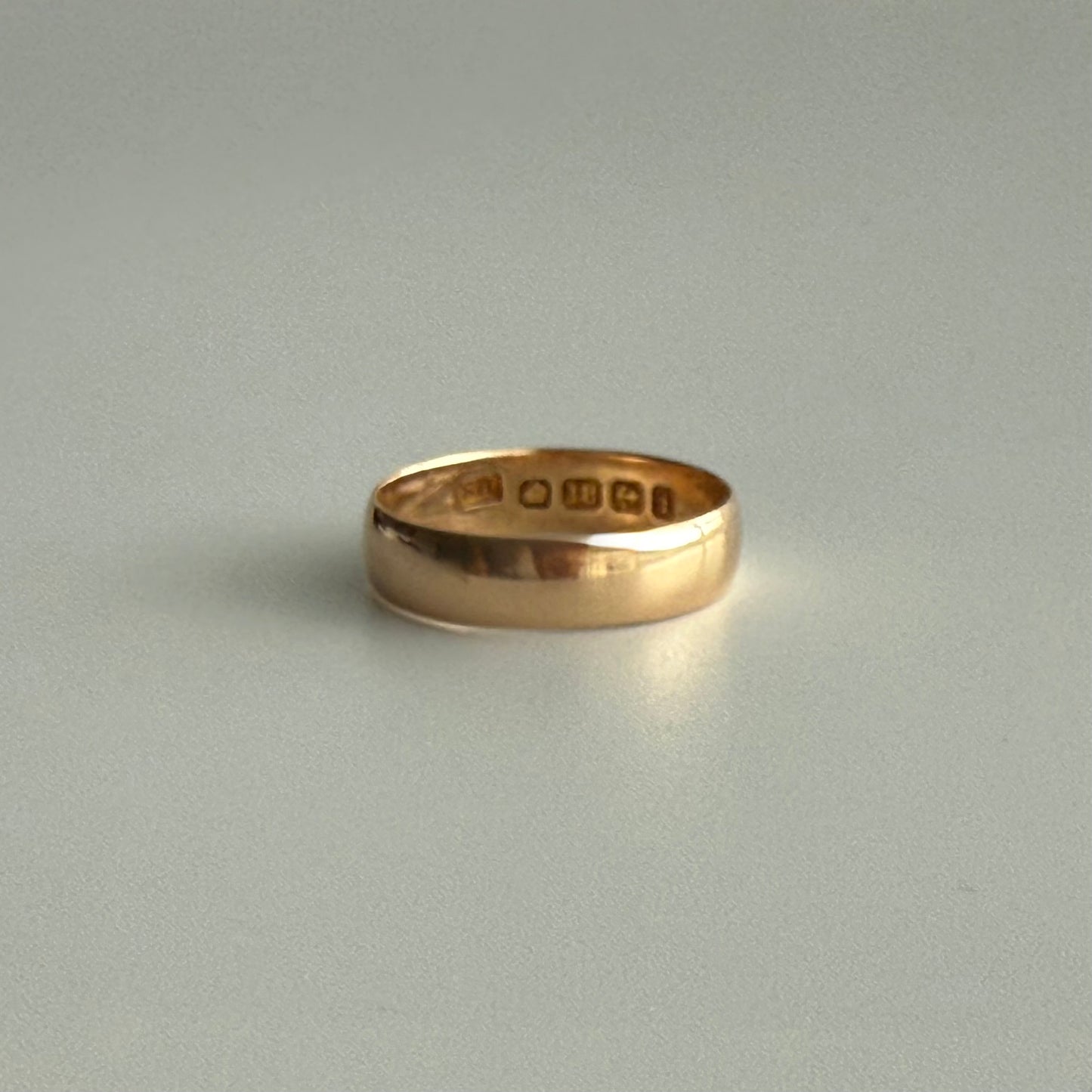 Antique 18K Gold Wedding Band | Birmingham 1908