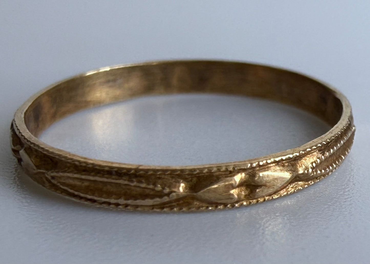 Antique 10 Karat Yellow Gold Baby Ring