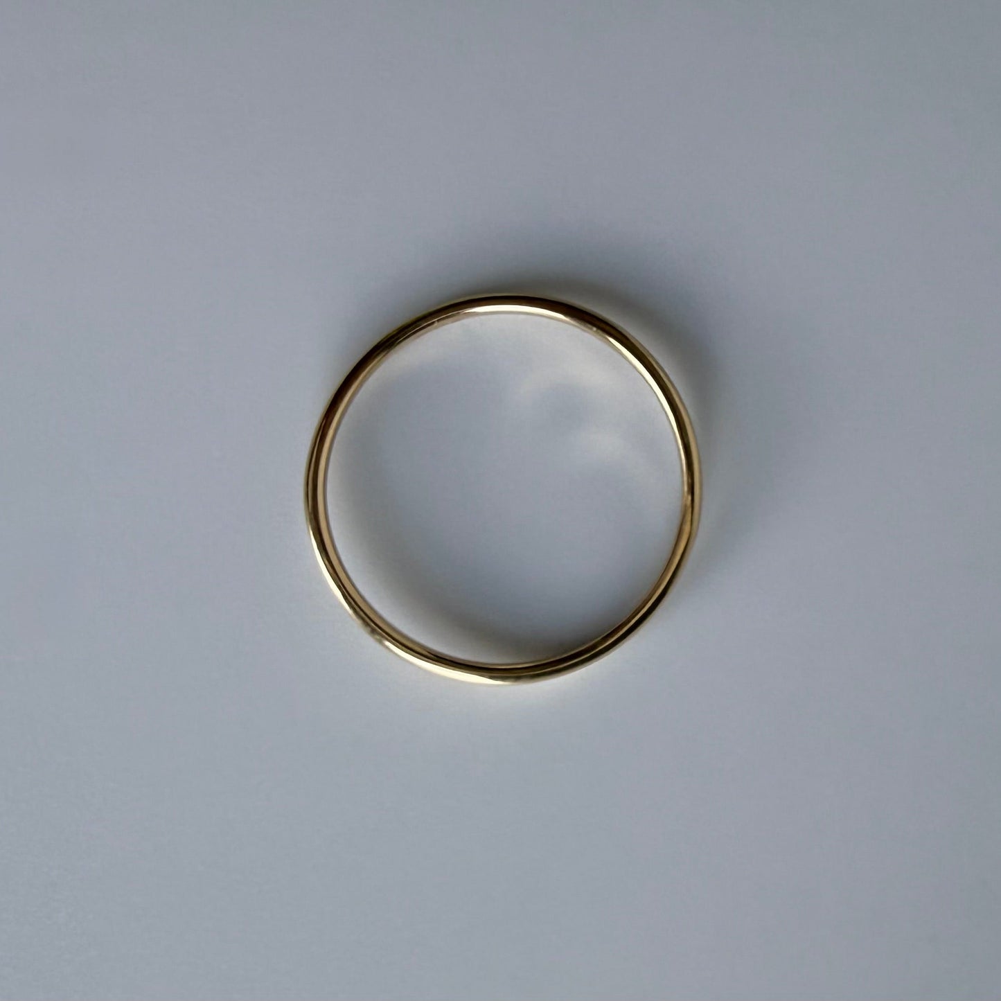 Modern 14K Gold Wavy Band