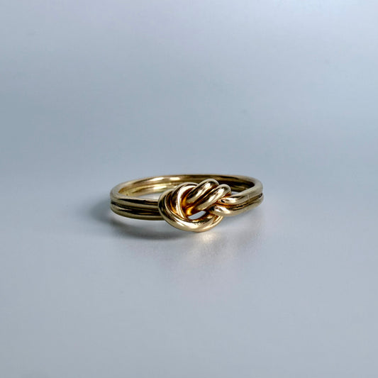 14K Gold Lover's Knot Ring
