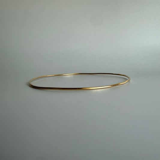 Classic Thin 14k Gold Bangle